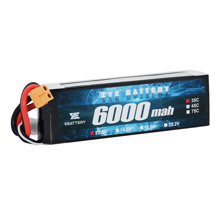 3S Lipo Pil 6000mAh 60C 11.1v Lipo Pil