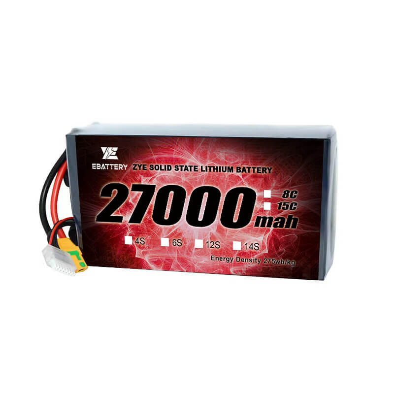 LI Yüksek Enerji Yoğunluğu HV Katı Hal 27000 mah Pil